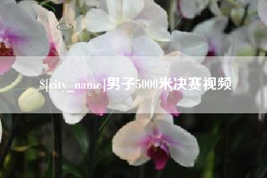 庆阳男子5000米决赛视频