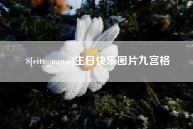 庆阳生日快乐图片九宫格