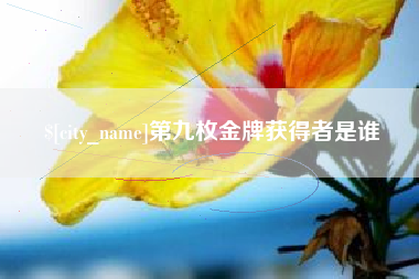 庆阳第九枚金牌获得者是谁
