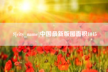 庆阳中国最新版图面积1045