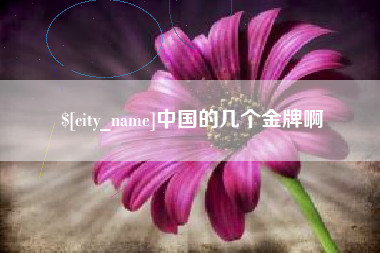 庆阳中国的几个金牌啊