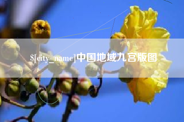 庆阳中国地域九宫版图