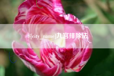 庆阳九宫排除法