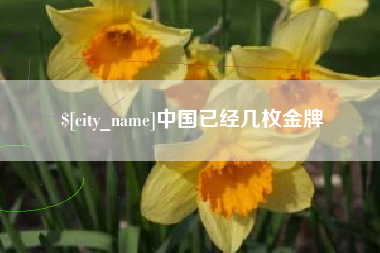 庆阳中国已经几枚金牌