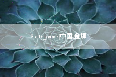 庆阳中国,金牌
