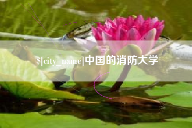 庆阳中国的消防大学