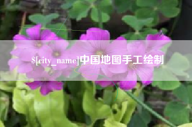 庆阳中国地图手工绘制