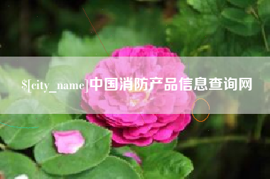 庆阳中国消防产品信息查询网