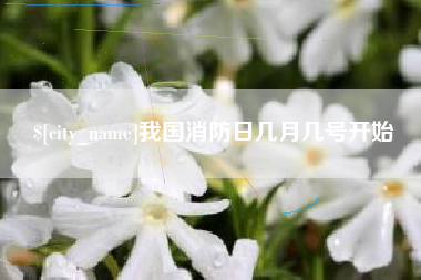 庆阳我国消防日几月几号开始