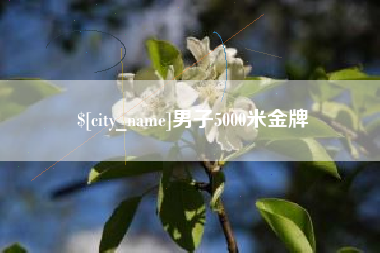 庆阳男子5000米金牌
