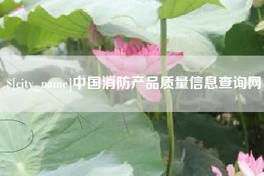 庆阳中国消防产品质量信息查询网
