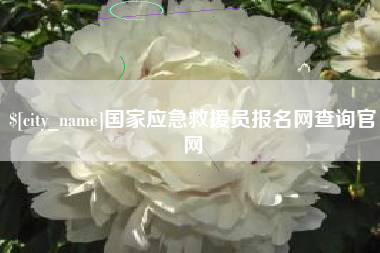 庆阳国家应急救援员报名网查询官网