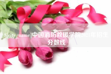 庆阳中国消防救援学院2021年招生分数线