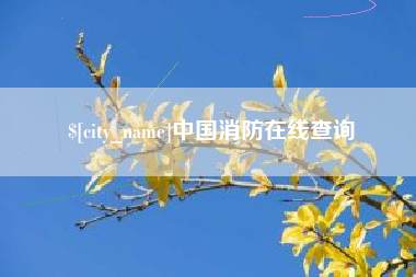 庆阳中国消防在线查询