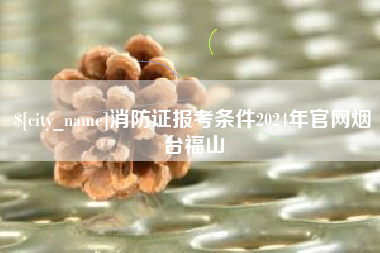庆阳消防证报考条件2024年官网烟台福山